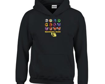 Kids Geometry Dash Hoodie