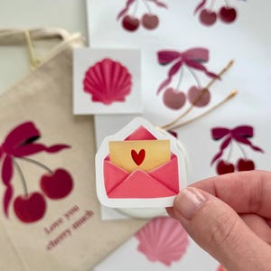 Love Letter Sticker | Coquette Aesthetic | Soft Girl