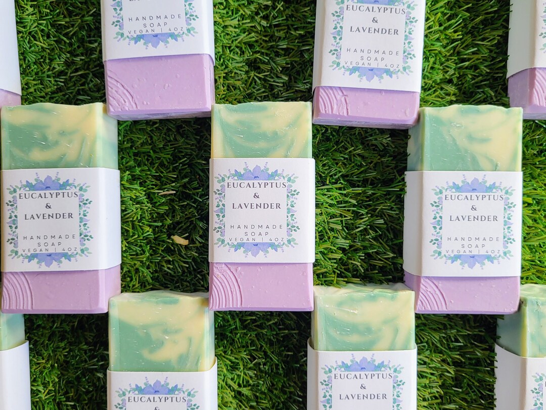Eucalyptus and Lavender Handmade Soap | Cold Process | Shea Butter ...