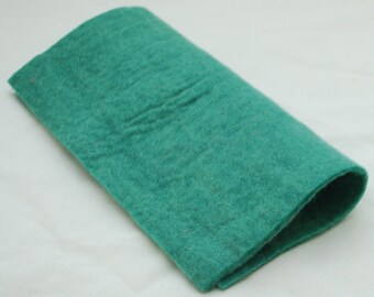 100% Wool Felt Fabric - Approx 3mm - 5mm Thick - 30cm / 12" Square Sheet - Light Sea Green