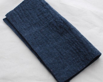 100% Wool Felt Fabric - Approx 3mm - 5mm Thick - 30cm / 12" Square Sheet - Charcoal Grey