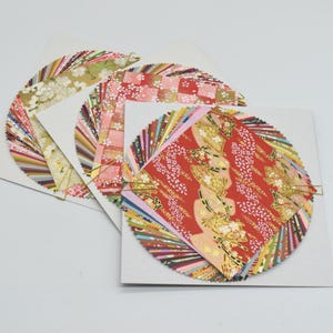 Premium japanisches Yuzen Washi Origami-Papier - 40 Bogen, 10 x 10 cm - Traditionelle Muster für Basteln & Heimwerken