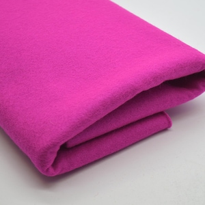 1mm Wool Felt Fabric | Pure European Craft Felt for Felting, Sewing & DIY | 100% Wool Fabric Sheet or by the Metre |  Garden Rose Pink