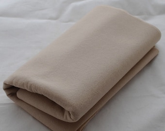 100% Pure Wool Felt Fabric - 1mm Thick - Made in Western Europe - Light Latte