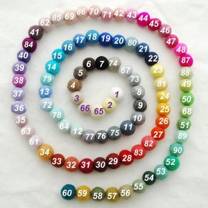 1.5 cm - 100% Wollfilz Pompons - 100 Count - Pick And Mix aus 90 Farben