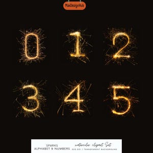 Sparks Alphabet Clipart: Glowing Letters PNG, Black Background (digital ...