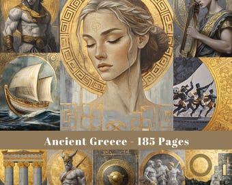 Páginas de revista basura de la Antigua Grecia: Efímeras de la mitología griega (papel digital)