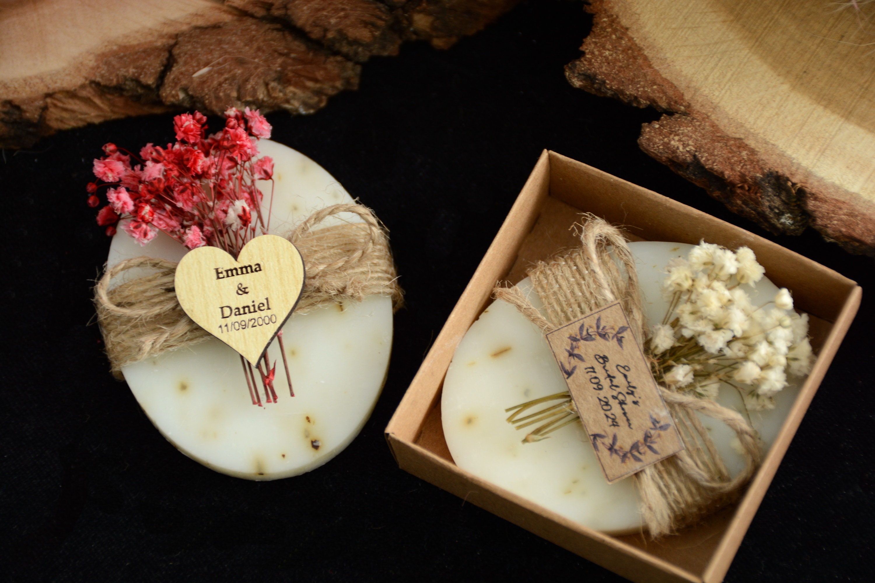 50 PCS Custom Bulk Bridal Shower Soap Favors, Bulk Wedding Favors, Rustic & Unique Bridal Shower Favors, Custom Party Guest Soap Favors