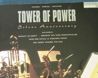 TOWER Of POWER Silver Anniversary Songbook Sheet Music REVISED Edition Piano Vocal Guitar