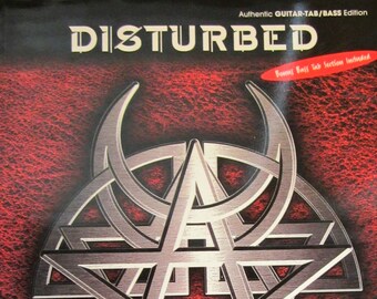 DISTURBED BELIEVE SONGBOOK Authentic Guitar Tab Tablature with Bonus Bass Tab Section Sheet Music