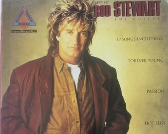 BEST Of ROD STEWART Songbook Sheet Music for Guitar with Tabs