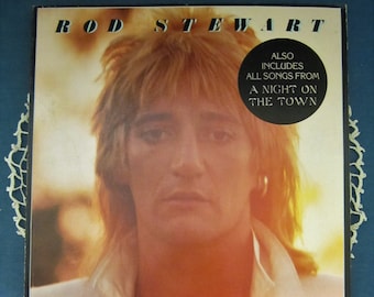 ROD STEWART 2 in 1 Songbook Sheet Music "Foot Loose & Fancy Free" and "A Night On The Town"