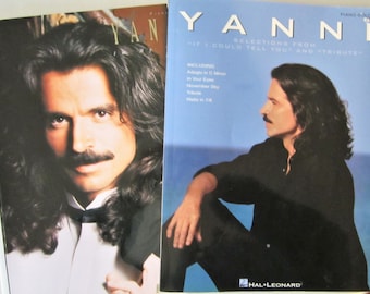 YANNI SONGBOOKS Sheet Music Piano Solos - Two Songbooks