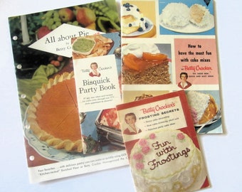 Betty Crocker RECIPE BOOKLETS LOT 1950s & 1973