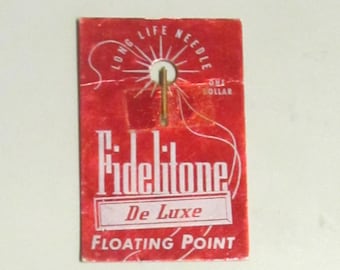 Fidelitone De luxe Pionero de Punto Flotante Aguja de Larga Duración