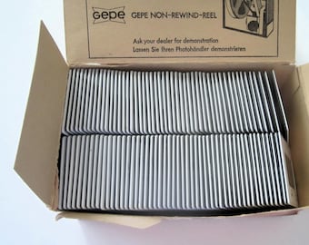 Caja de 100 soportes para diapositivas GEPE 18 x 24 sin cristal