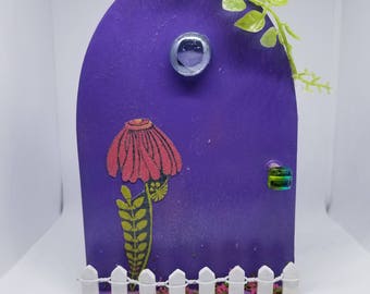 Whimsical Fairy Door - Flower Power