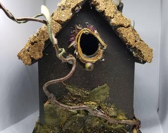 Whimsical Fairy House-cork roof