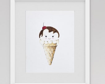 Ice-cream Original Painting