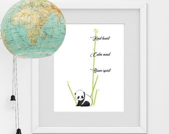 Panda Art Print