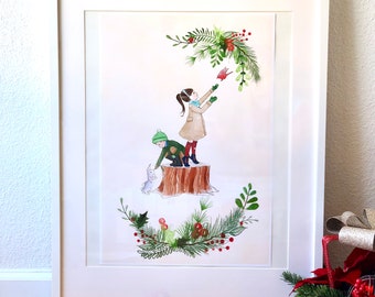 Christmas Holiday Art Print