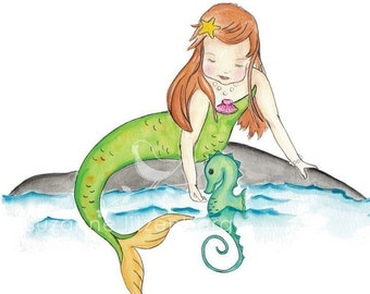 Little Mermaid Fine Art Print