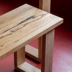 Solid Timber Bench Seat | Recycled Hardwood Bench Seat | Dining Chairs | Handmade Wooden Bench  | Real Wood | Made in Australia