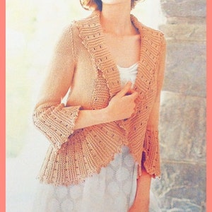 The Vintage Bed Jacket Knitting Pattern