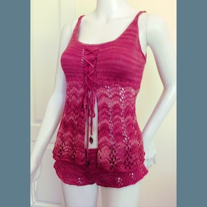 Alene Babydoll and Boy Short Panty - Patron de tricot PDF