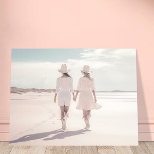 Coastal Cowgirl Art Print, Western Cowgirl Esthetisch Decor, Country Girl Wall Decor, Girly Home Decor, Cowgirl Boots Ocean Coastal Wall Art