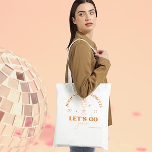 Let’s Go Girls Bachelorette Tote, Nashville Bachelorette Party Bag Western Cowgirl Party Bag, Girls Trip Tote, Nashville Bachelorette Gift