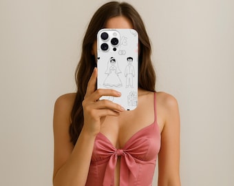 Wedding Phone Case, Bride & Groom Phone Case, Love Phone Case, Bridal Gift for Newlyweds, Romantic Phone Case, iPhone 16 15 14 13 Tough Case