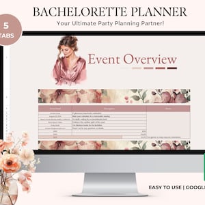 Bachelorette Planner Spreadsheet Template, Bachelorette Party Guest List, Bachelorette Itinerary Google Sheets Budget Planner, Shopping List