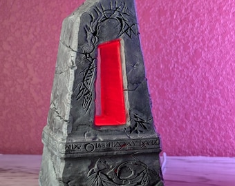 Elder Scrolls Runestone Lamp | Hand-Painted RGB Fantasy Night Light