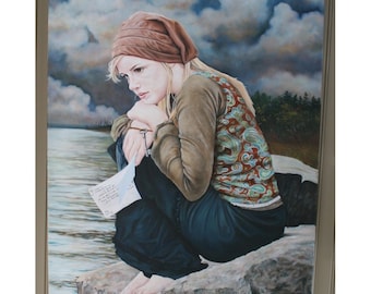 The Letter - ORIGINAL Oil Painting 24 x 30
