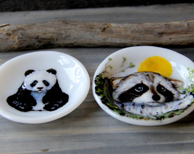 MADE TO ORDER Little Jewelry Holder Plate Fused Glass Art Etsy