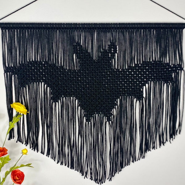Macrame Bat - Etsy