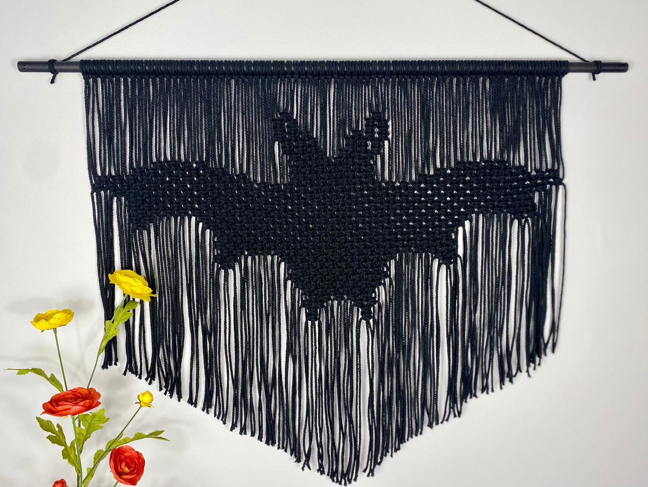 Macrame Bat Pattern/tutorial Etsy