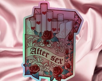 Cigarettes After Sex Sticker | Cigarettes After | Indie Band Sticker |  Shoegaze | Dream Pop | Goth | Mazzy Star | Radiohead | Beach House