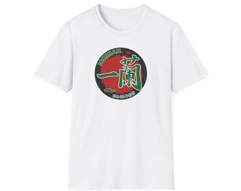 Ichiran Ramen Japan Unisex Softstyle T-Shirt, Ramen Lover Gift, Japan Ramen Merchandise, Perfect Japan Tee Souvenir