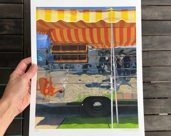 Golden Awning, 11x14 Print - signed & numbered #10/100