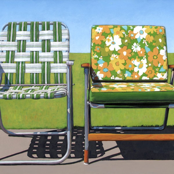 LAST PRINT!!! Garden Chairs, 11x14 Print - signed & numbered #100/100