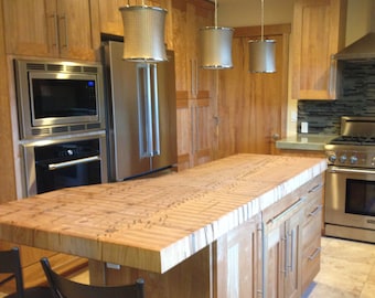 Custom Butcher Block Island