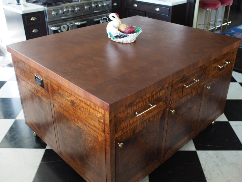 Cherry Butcher Block Island Top Bild 1