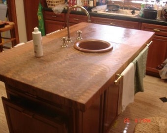 Butcher Block Island Top