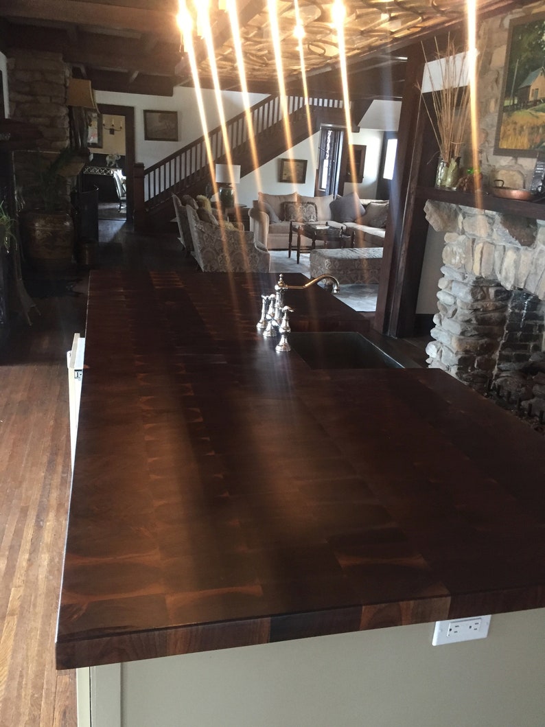 end grain island top