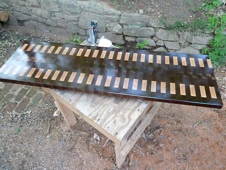 End Grain Desk Top Etsy