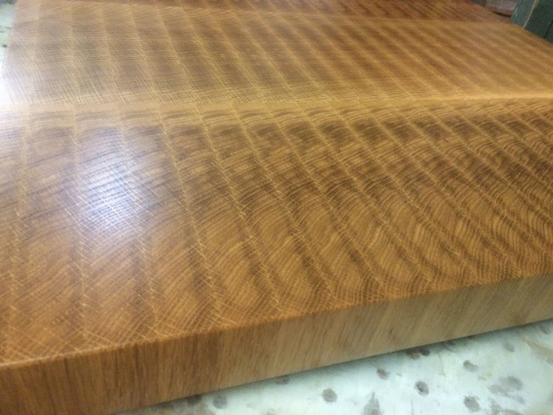 Quartersawn White Oak End Grain Chopping Block Etsy