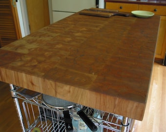 Butcher Block Island Top