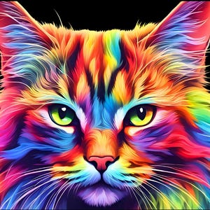Wall Art Cat Puzzle 300/500/1000 Pieces, Cat Lover Gift, Cat Mom, Unique Gift Idea, Jigsaw Puzzle Cat Art, Home Decor Puzzle, Wooden Puzzle
